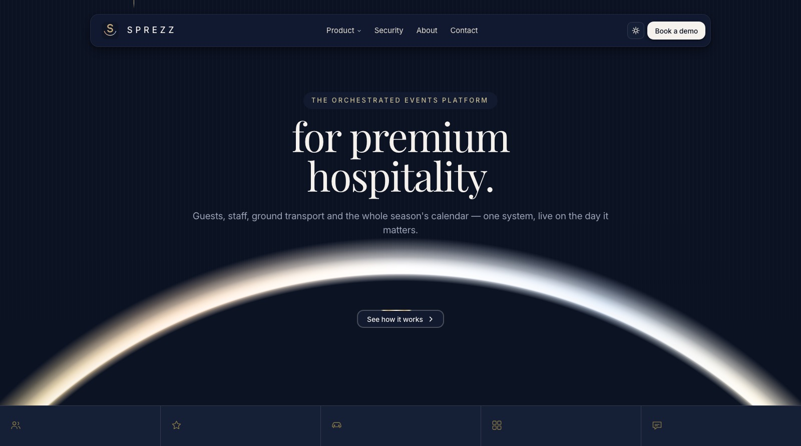 Sprezz — homepage