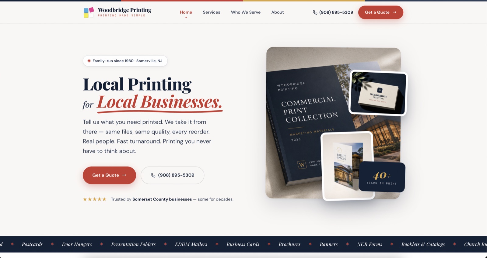 Woodbridge Printing — homepage